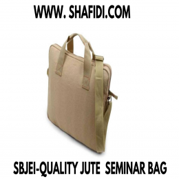 JUTE  SEMINAR BAG